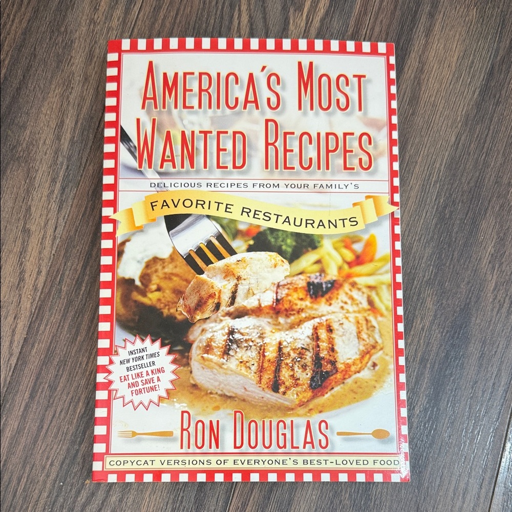Source Unknown Cookbook with Red and White Cover